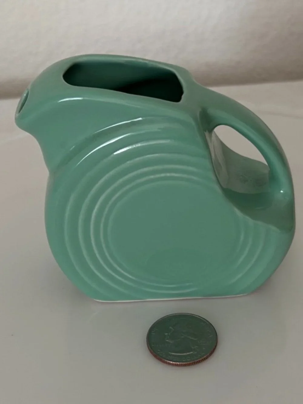Fiesta Sea Mist Mini Disk Pitcher